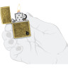 Зажигалка ZIPPO ARMOR® FLAME 46400