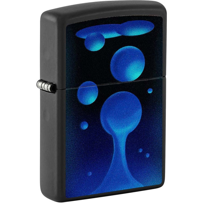 Zippo Lava Lamp 48675 — матовая зажигалка Black Light