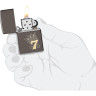 Zippo Lucky 7 Design 48913 — зажигалка-свеча