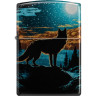 Зажигалка ZIPPO MOONLIGHT WOLF DESIGN 46252