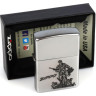 Zippo 205 Duck Hunting — зажигалка с рисунком охоты на уток