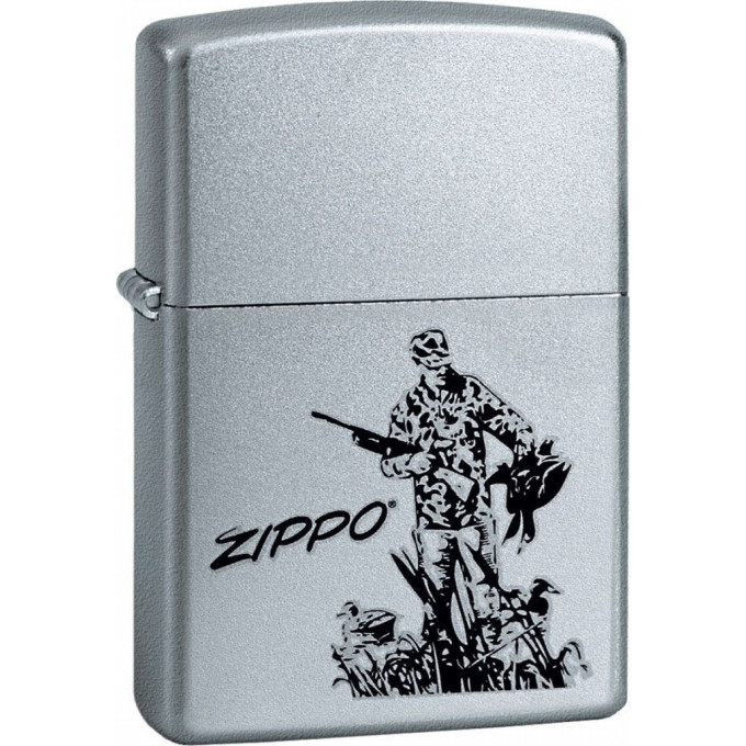 Zippo 205 Duck Hunting — зажигалка с рисунком охоты на уток