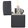 Zippo Classic 218, матовая чёрная + бензин