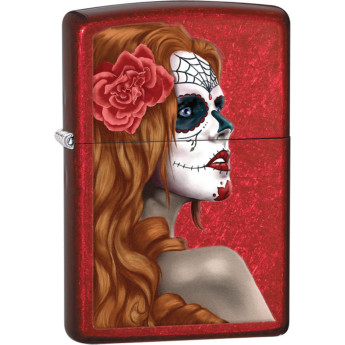 Zippo Classic 28830 — зажигалка, красная глянцевая
